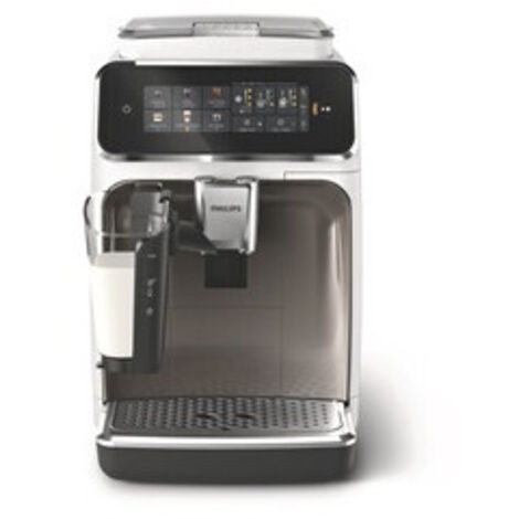 Philips – Cafetière expresso avec broyeur – Puissance 1450W – 2 tasses – Broyeur céramique – Système LatteGo pour mousse de lait - EP3343 (1/5)