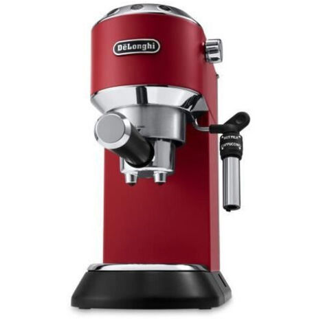 Delonghi – Machine à expresso rouge 1L – Pression 15 bars – Puissance 1300 W – Système cappuccino intégré – Réservoir d'eau amovible - EC685