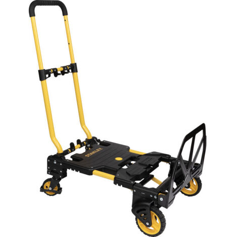 Stanley – Diable pliable 300kg en acier – Chariot utilitaire convertible – Roues tout-terrain pour terrains accidentés – Facile à plier (1/10)
