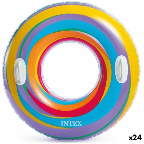 Intex Bouée Gonflable Donut Multicolore Ø 91 cm