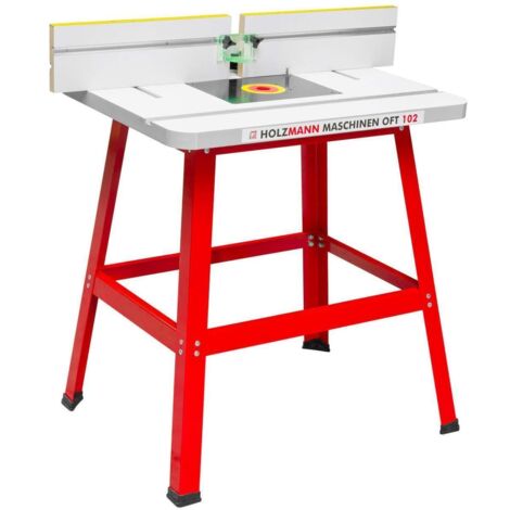 Holzmann – Table de fraisage 810 x 610 mm – Support de défonceuse – Raccord d'aspiration Ø 60/70/75 mm – Poids 29 kg (1/5)