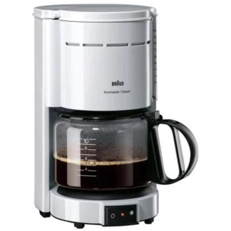 Braun KF47 1 Aromaster Classic Cafetière Blanche 10 Tasses (1/4)