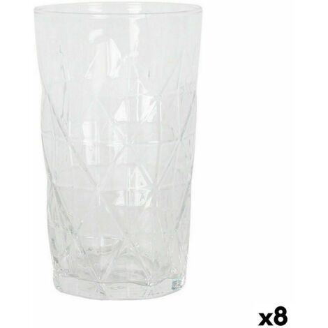 Set De 6 Verres Terra LAV 475cc - Verres à Eau Transparent Design Élégant