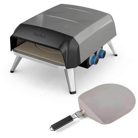 Tefal – Four à pizza 30 cm – Cuisson en 90 secondes à 400°C – Pierre en cordiérite rotative – Pelle incluse pour cuisson facile - JM4120