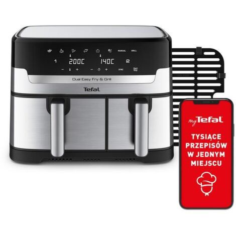 Tefal – Friteuse sans huile 8,3 L – EY905D – Puissance 2700 W – 8 programmes automatiques – Technologie extra-croustillante - EY905D10 (1/5)