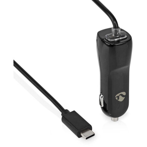 nedis CCHAC300ABK chargeur voiture USB-C noir 15 W (1/5)