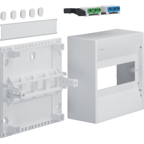 Hager Miniverteiler GD108N Coffret Blanc 8 Modules (1/2)