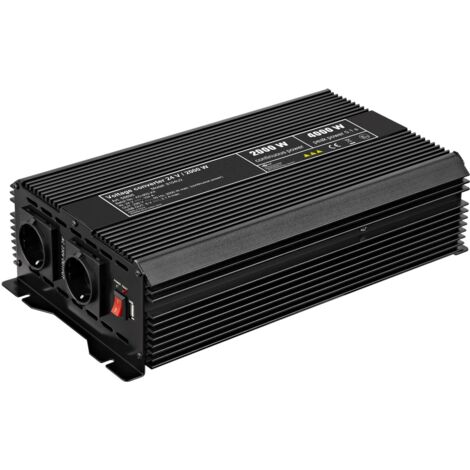 Goobay Convertisseur de tension noir 2000 W (1/5)