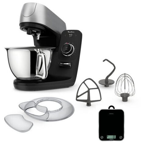 Robot pâtissier Moulinex Coach YY5172FG 1200 W Noir et Silver (1/3)