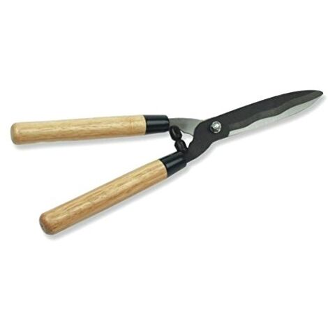 Brüder Mannesmann – Taille-haie 500 mm – Lame dentée 200 mm pour coupes précises – Poignées en bois pour confort – Amortisseur plastique pour contrôle - Q199022 (1/3)