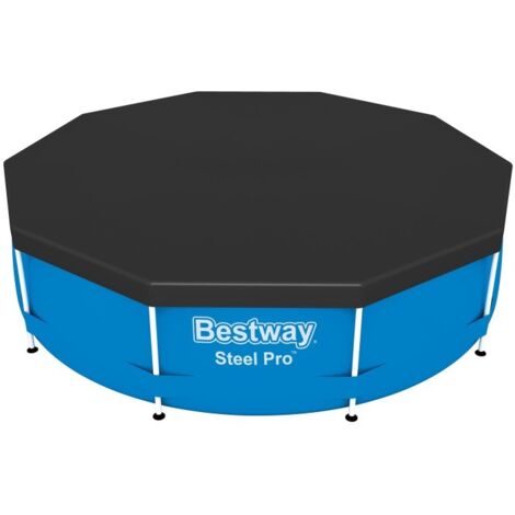 Bestway Bâche 4 saisons ronde 305 cm pour piscine Steel Pro ø305 cm (1/5)