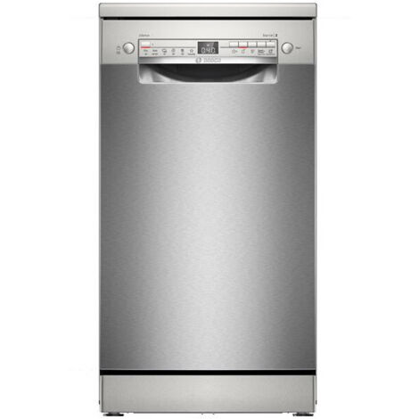 Bosch – Lave-vaisselle 45 cm 10 couverts 46 dB – Moteur EcoSilence Drive – Pose libre – Indice de réparabilité 9.1 – SPS2HKI58E