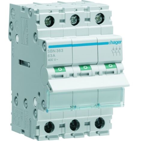 Interrupteur modulaire 3P 63A - HAGSBN363 (1/4)