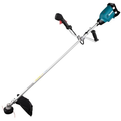 Makita – Débroussailleuse à batterie 18V – Moteur sans balais – Vitesse 7000 tr/min – Largeur de coupe 430 mm – Pour terrains accidentés (1/4)