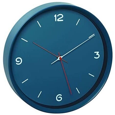 Horloge murale TFA Dostmann 60.3056.06 à quartz 30.9 cm x 50 mm bleu pétrole (1/5)