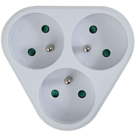 Esperanza ELK303W multiprise électrique blanche 3 prises (1/3)