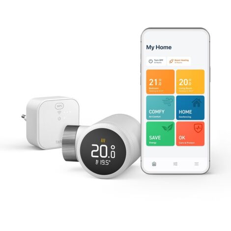 Tado Intelligente X tête thermostatique connectée blanc (1/5)
