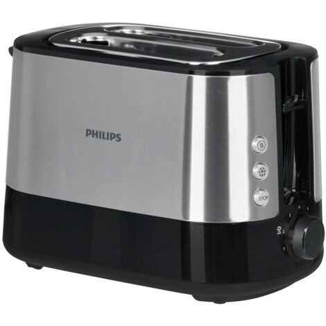 Philips HD2637/90 grille-pain noir acier inoxydable (1/5)
