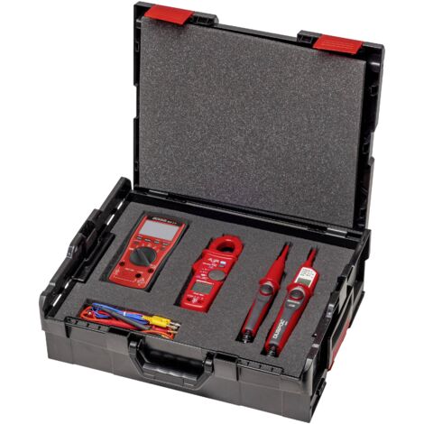 Benning – Multimètre professionnel TRUE RMS – Écran LCD rétroéclairé – Test de continuité optique et acoustique – Boîtier ergonomique en caoutchouc (1/5)