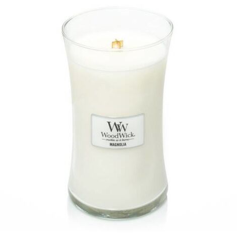 WoodWick Vanilla & Sea Salt bougie parfumée blanc (1/5)