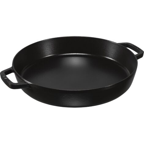 Staub Poêle en Fonte Émaillée Noir 34 cm (1/2)