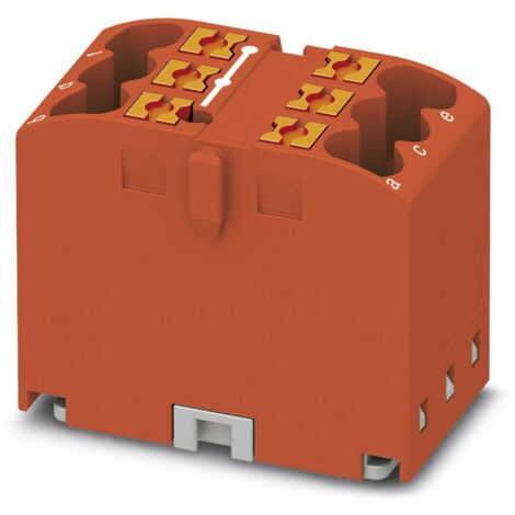 Phoenix Contact PTFIX bloc de distribution rouge 6 connexions (1/2)