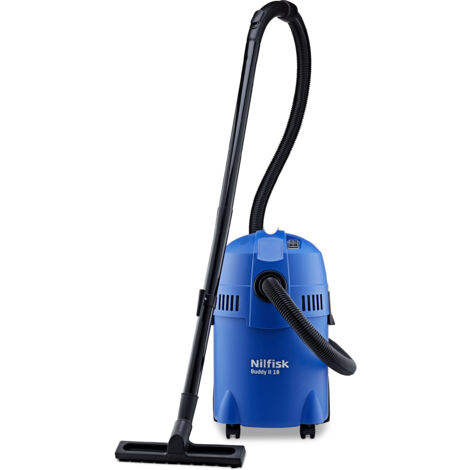 Nilfisk – Aspirateur eau et poussières 1200W – Cuve 18L en polypropylène – Fonction soufflerie – Dépression 20 kPa – Flexible 1,9m avec contrôle (1/10)