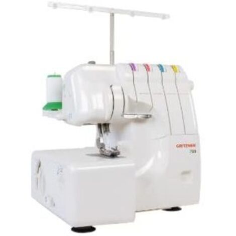 Machine à coudre Gritzner Overlock 788 – Vitesse jusqu'à 1300 points/min – Enfileur automatique – Transport différentiel réglable – 5 pieds inclus – Unbekannt (1/5)