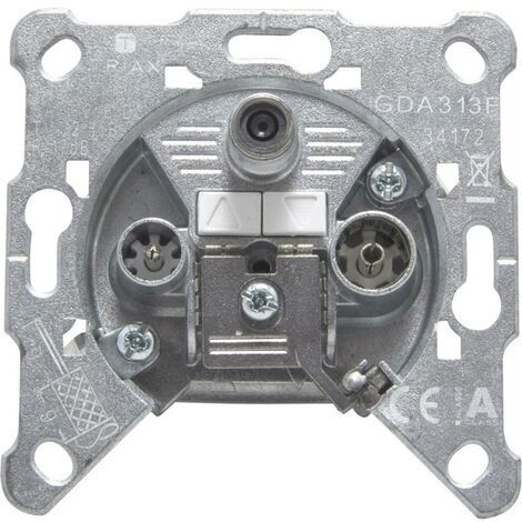 Triax GDA 313 F prise d'antenne encastrable gris (1/2)