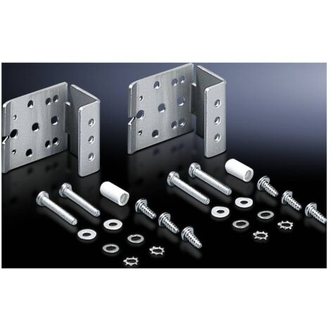 Angle de fixation Rittal 2373.000 Tôle d'acier naturel 6 pc(s) X42135 (1/2)