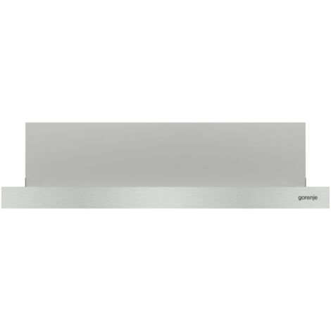 Hotte aspirante téléscopique 60 cm en acier inoxydable – 450 m³/h – 3 niveaux de puissance – Filtre aluminium lavable – Gorenje - TH62E4X