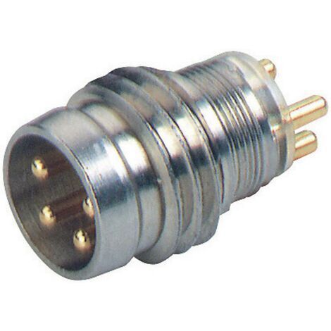 Hirschmann 933 393-001-1 connecteur métallique argenté M8 (1/5)