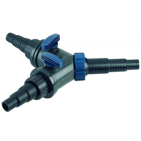 OASE Distributeur Y pour Bassins 1 1/2 Pouces Noir (1/4)