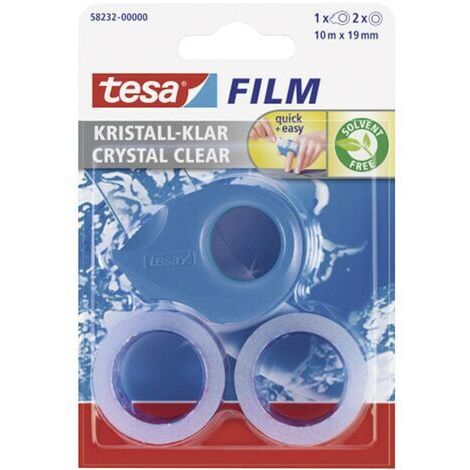 Tesa Dérouleur pratique bleu rose blanc ergonomique (1/3)
