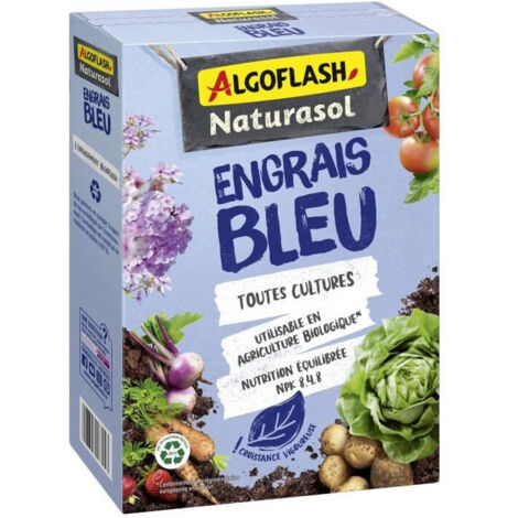 ALGOFLASH NATURASOL Engrais Bleu - 100% Naturel - 1,5 kg
