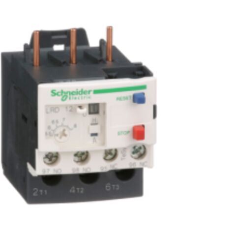 Schneider Electric – LRD12 – Relais de protection thermique moteur TeSys 5,5 à 8 A classe 10A – Protection contre surcharges – Compatible contacteurs LC1D09 à LC1D38