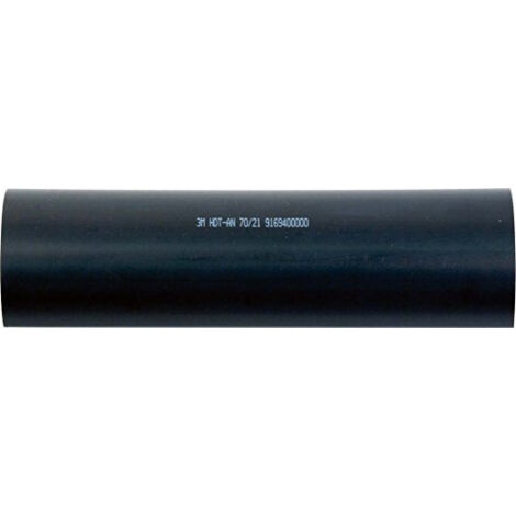 3M TE100048657 Gaine thermorétractable noire 100 cm