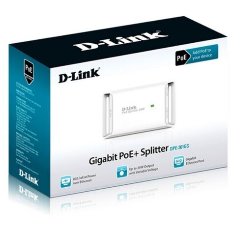 d-link DPE-301GS Adaptateur PoE Blanc 32 W (1/5)