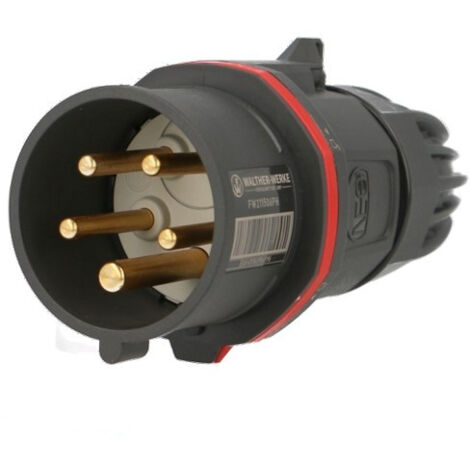 Walther Werke FW211506PH inverseur de phase rouge 16 A 5 pôles (1/4)