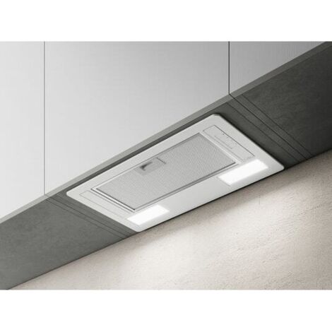 Elica – Hotte décorative intégrée 60 cm – Débit d'air 365 m³/h – Extraction ou recyclage – Éclairage LED économique – Entretien facile - PRF0142716