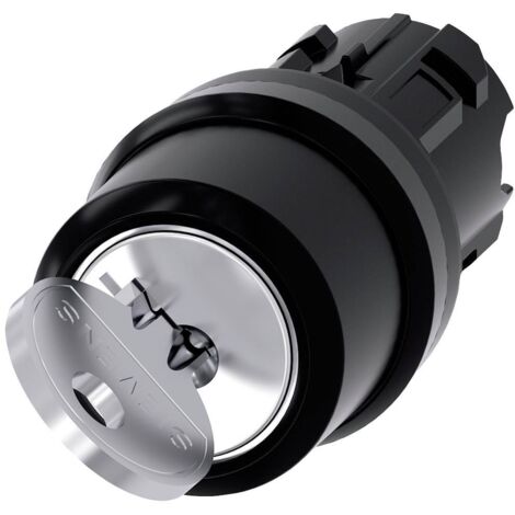 Commutateur à clé Siemens plastique noir 1 x 90 degrés (1/3)