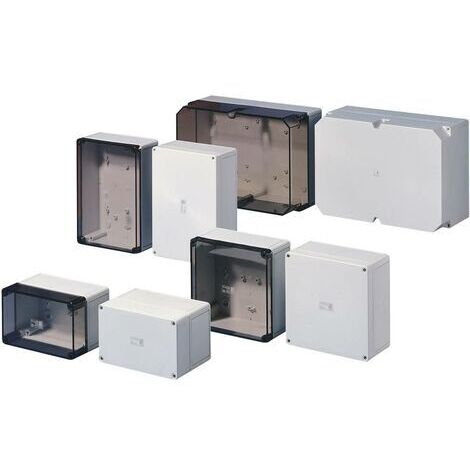 Rittal PK 9522.100 Boîtier polycarbonate gris-blanc RAL 7035 (1/2)