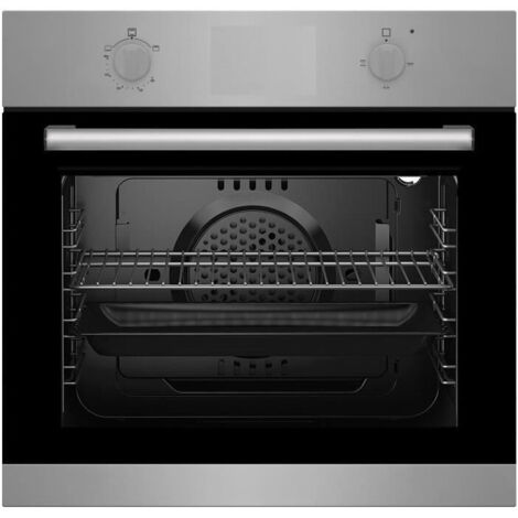 Oceanic – Four encastrable inox multifonction 57L – Nettoyage catalytique – 5 positions de cuisson – Fonction vapeur – Chaleur brassée – Éclairage intérieur