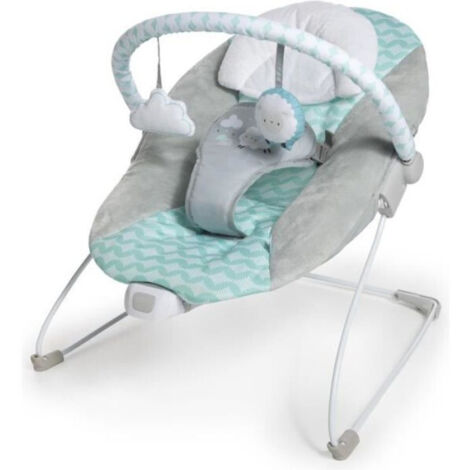Ingenuity Ity Bouncity Bounce transat bébé bleu confortable (1/10)