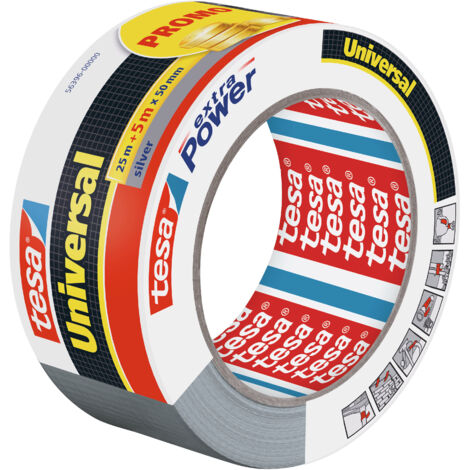 tesa UNIVERSAL 56396-00000-00 Ruban adhésif toilé argent (L x l) 30 m x 50 mm 1 pc(s) W813022