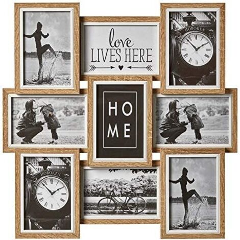 Zep Kimpton cadre photo bois clair 45x45 cm vintage (1/4)