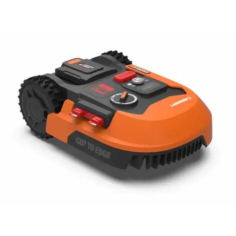 Worx – Tondeuse robotisée WR167E – Surface d'action jusqu'à 700 m² – Largeur de coupe 18 cm – Capteurs de pluie, Wi-Fi et Bluetooth