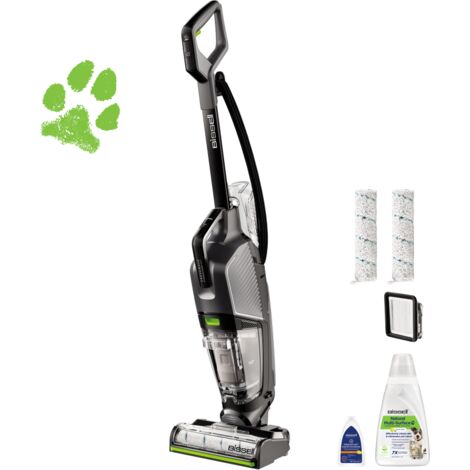Bissell – Aspirateur laveur CrossWave HydroSteam Pet Pro – 1100 W – Double réservoir hygiénique – Silencieux et maniable – Pour tous types de surfaces