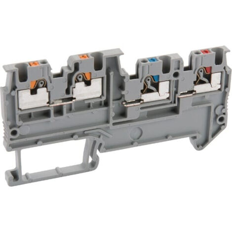 Phoenix Contact 3244410 bloc de jonction gris plastique (1/2)