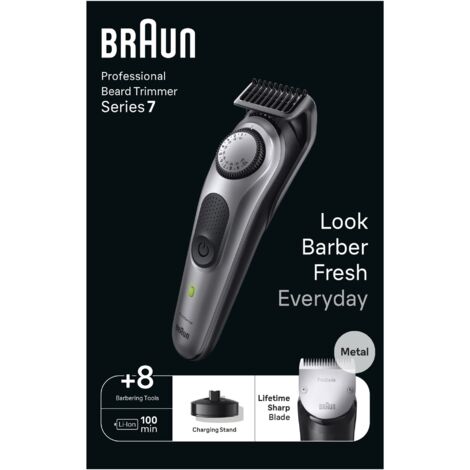 Braun Styler BT7420 tondeuse barbe noir gris (1/5)